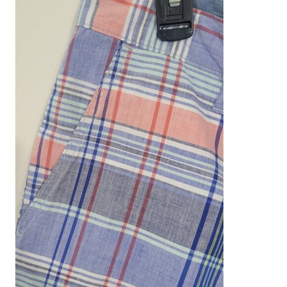 US Polo Assn Shorts Mens 34 Paid Blue/Pink/White Casual Preppy Shorts NWT - Picture 4 of 8